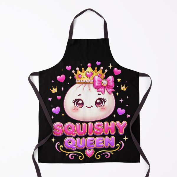 Item preview, Cute Kawaii Dumpling Squishy Queen Crown Bow Pastel Aesthetic Design designed and sold by Phil Ben.
