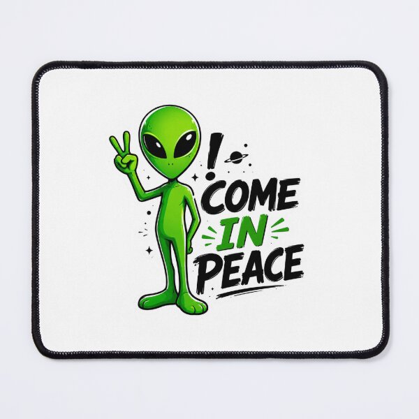 Item preview, I Come In Peace Alien designed and sold by PatternFly.