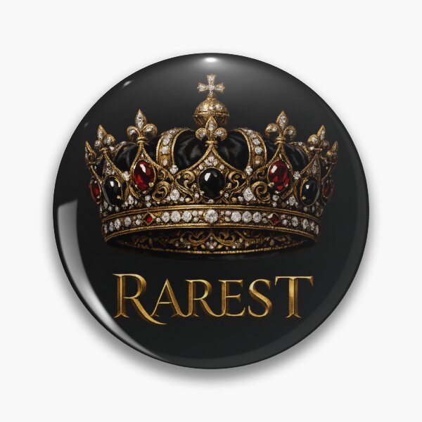 Item preview, RAREST Crown – Luxury Renaissance Royal Gold Crown Art Print designed and sold by Emoji Emblems.