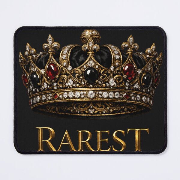 Item preview, RAREST Crown – Luxury Renaissance Royal Gold Crown Art Print designed and sold by Emoji Emblems.