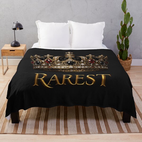 Item preview, RAREST Crown – Luxury Renaissance Royal Gold Crown Art Print designed and sold by Emoji Emblems.
