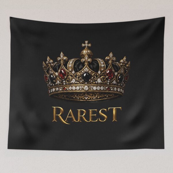 Item preview, RAREST Crown – Luxury Renaissance Royal Gold Crown Art Print designed and sold by Emoji Emblems.