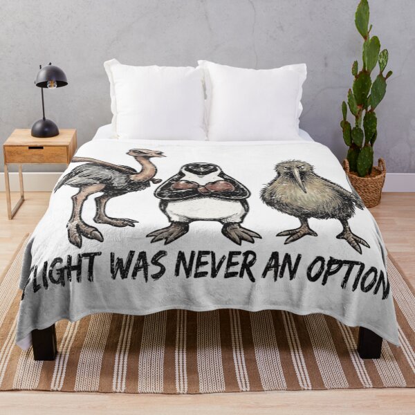 Item preview, Funny Flightless Birds Flight Was Never An Option Aggressive Meme Gift designed and sold by Phil Ben.
