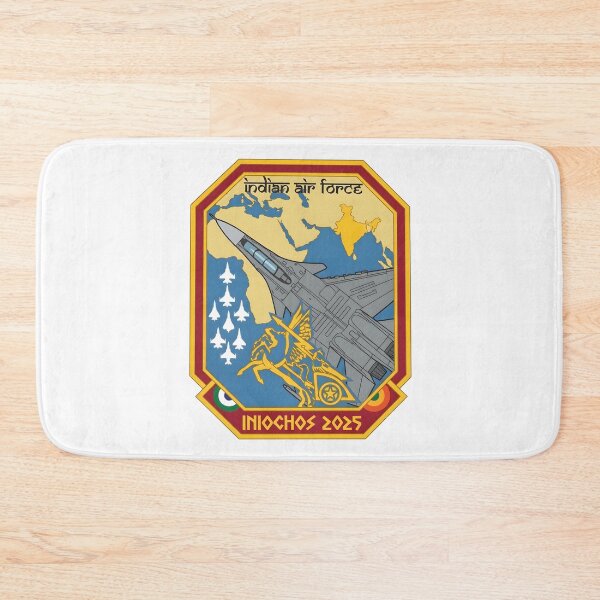 Item preview, Indian Air Force Iniochos 2025 Joint Exercise Emblem designed and sold by CharlieDesings.