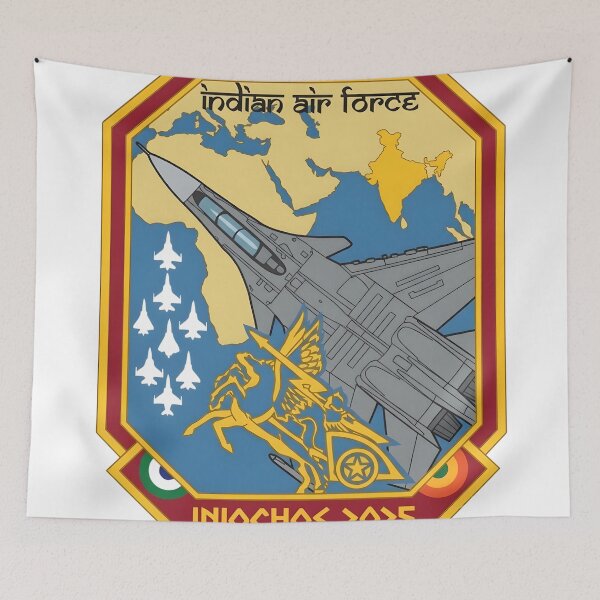 Item preview, Indian Air Force Iniochos 2025 Joint Exercise Emblem designed and sold by CharlieDesings.