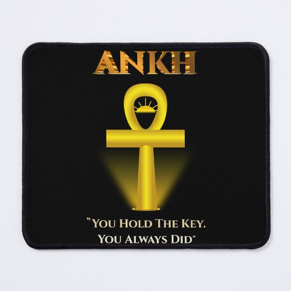 Item preview, Ankh · You Hold The Key · Egyptian Wisdom Art · Ancient Egypt · Inspirational Pharaoh Quote designed and sold by PharaohDArt.