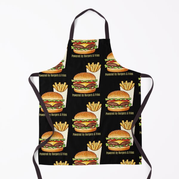 Item preview, POWERED BY BURGERS & FRIES designed and sold by Julartwear.