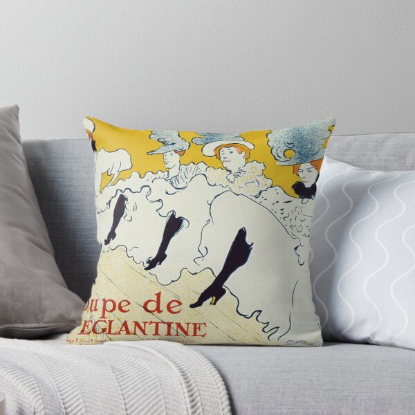 Item preview, La Troupe De Mlle Eglantine by Toulouse Lautrec - Vintage French Cabaret Poster Art Print for Art Nouveau Collectors designed and sold by RickE.