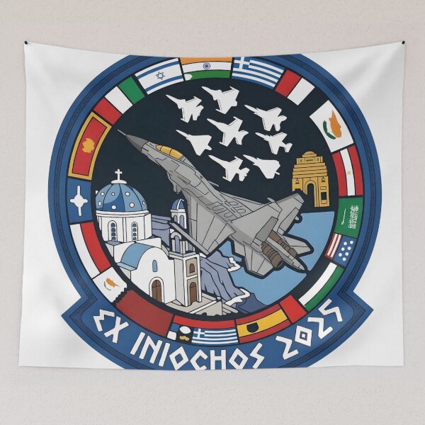 Item preview, Iniochos 2025 International Air Exercise Emblem designed and sold by CharlieDesings.