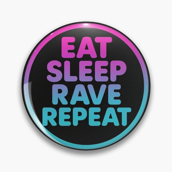 Item preview, Eat Sleep Rave Repeat | Neon Underground Rave Culture Design designed and sold by |TRSSHOP|.