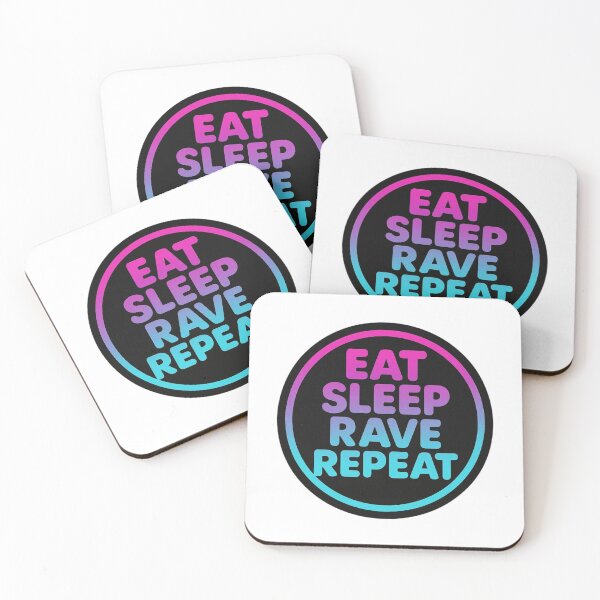 Item preview, Eat Sleep Rave Repeat | Neon Underground Rave Culture Design designed and sold by |TRSSHOP|.