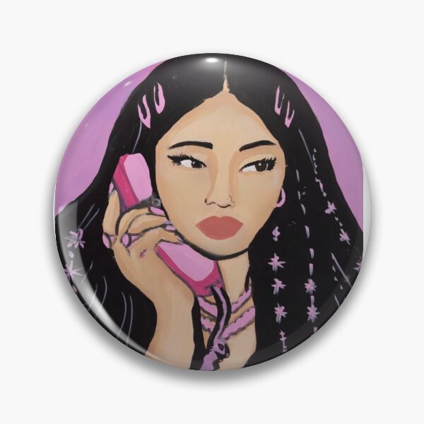 Item preview, Pink Telephone Portrait designed and sold by Portrait Haven.