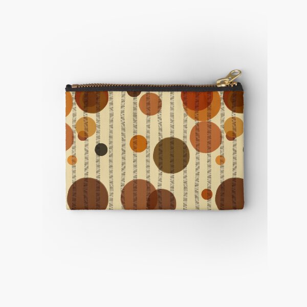 Item preview, Abstract composition with orange bubbles and disrupted stripes E9 designed and sold by StefanStudioArt.