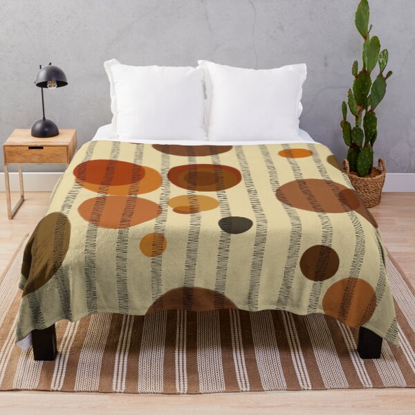Item preview, Abstract composition with orange bubbles and disrupted stripes E9 designed and sold by StefanStudioArt.