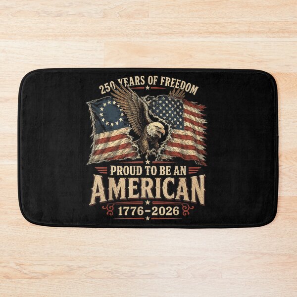 Item preview, US Semiquincentennial 250 Years Of Freedom Proud To Be An American designed and sold by Daisy Grimes.
