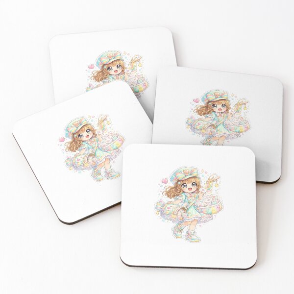 Item preview, Candy Mail Girl – Cute Kawaii Sticker designed and sold by blossomfun.