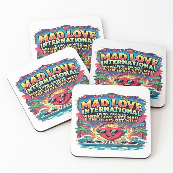 Item preview, Mad Love International Tisno Croatia Festival T-Shirt Design | Funny EDM Rave Festival Graphic PNG | Printable Sublimation, DTF, DTG, Sticker & Merch Design designed and sold by Sushikidsntoddlers.