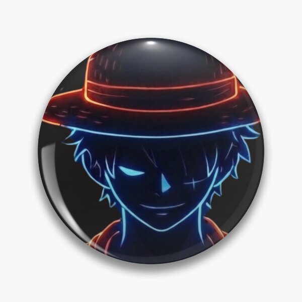 Item preview, Neon Pirate King - Monkey D. Luffy One Piece Art designed and sold by alalame.