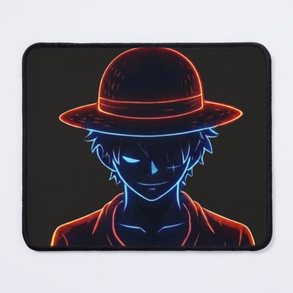 Item preview, Neon Pirate King - Monkey D. Luffy One Piece Art designed and sold by alalame.