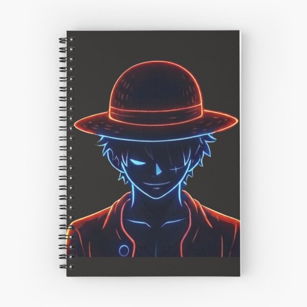 Item preview, Neon Pirate King - Monkey D. Luffy One Piece Art designed and sold by alalame.