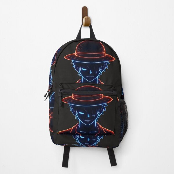 Item preview, Neon Pirate King - Monkey D. Luffy One Piece Art designed and sold by alalame.
