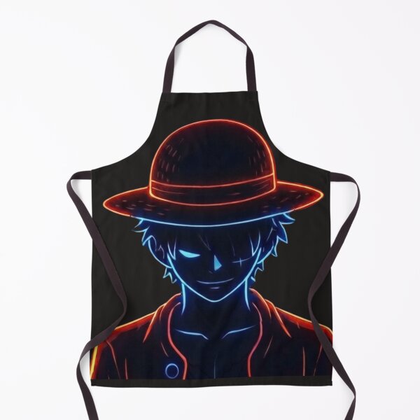Item preview, Neon Pirate King - Monkey D. Luffy One Piece Art designed and sold by alalame.