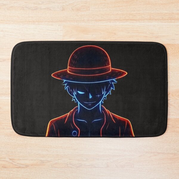 Item preview, Neon Pirate King - Monkey D. Luffy One Piece Art designed and sold by alalame.