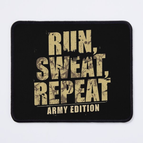 Item preview, Run Sweat Repeat Army Edition designed and sold by Snedsdigital.