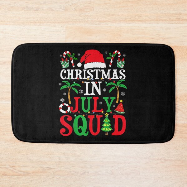 Item preview, Tropical Christmas In July Squad Palm Tree Santa Hat Holiday Vacation designed and sold by Daisy Grimes.