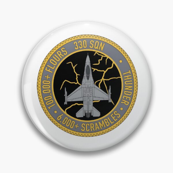 Item preview, Hellenic Air Force 330 Squadron "Thunder" Flight Milestone Patch designed and sold by CharlieDesings.