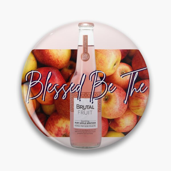 Item preview, Blessed Be The Sparkling Apple Drink Funny Parody Sticker | Satirical Beverage Meme designed and sold by Ginastle26.