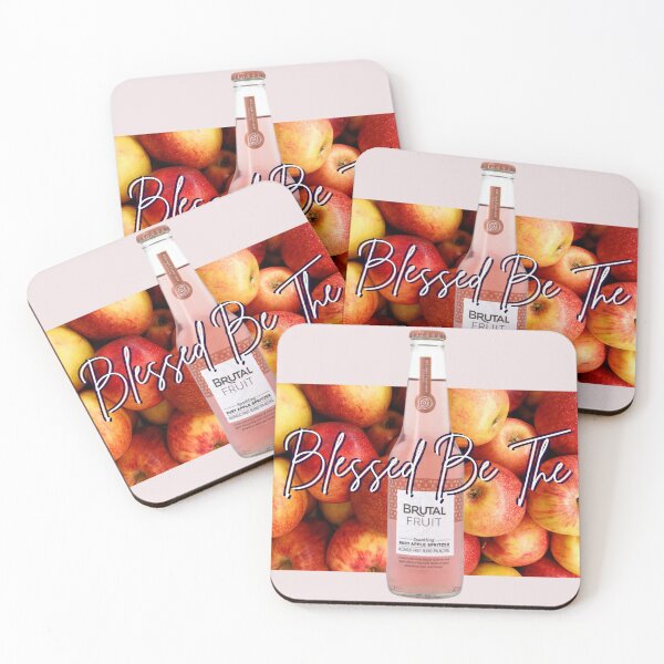 Item preview, Blessed Be The Sparkling Apple Drink Funny Parody Sticker | Satirical Beverage Meme designed and sold by Ginastle26.
