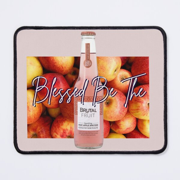 Item preview, Blessed Be The Sparkling Apple Drink Funny Parody Sticker | Satirical Beverage Meme designed and sold by Ginastle26.