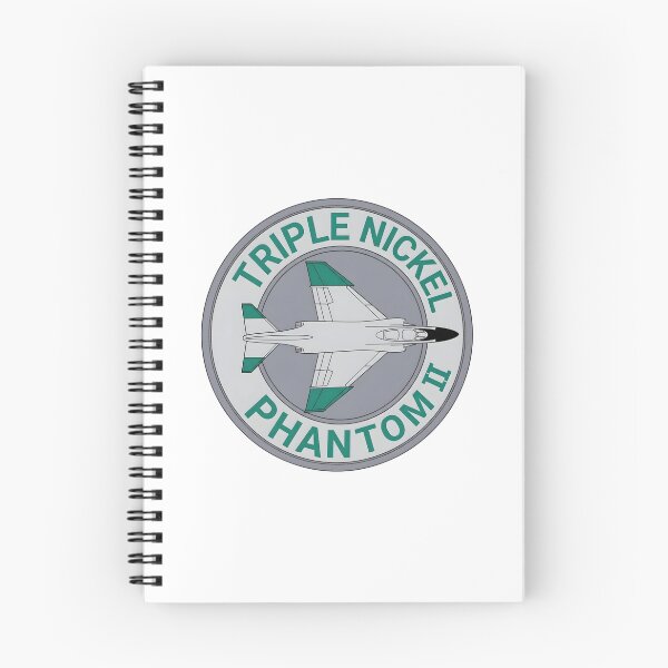 Item preview, USAF 555th Tactical Fighter Squadron "Triple Nickel" Phantom II Emblem designed and sold by CharlieDesings.