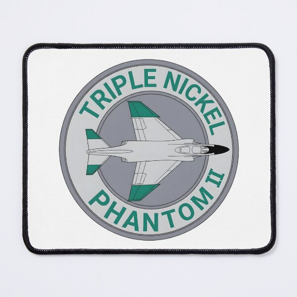 Item preview, USAF 555th Tactical Fighter Squadron "Triple Nickel" Phantom II Emblem designed and sold by CharlieDesings.