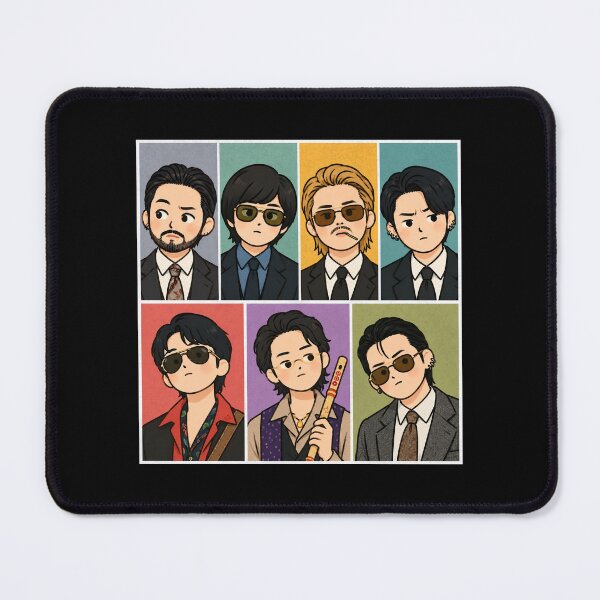 Item preview, BTS - arirang song 2.0 - retro style cartoon of 7 designed and sold by moteesshop.