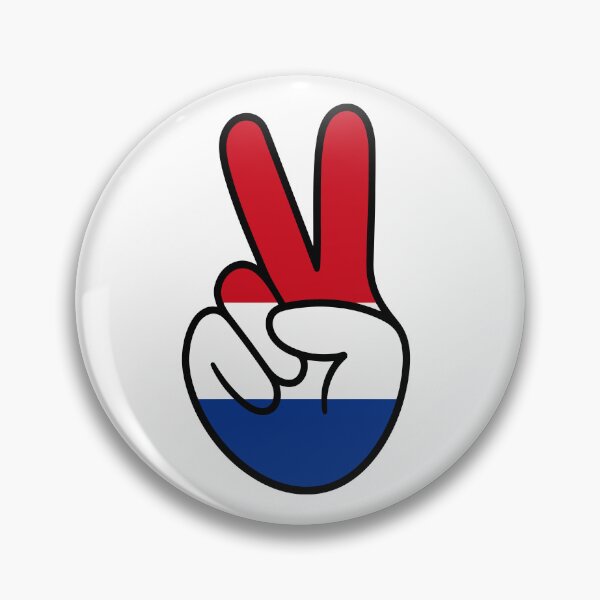 Item preview, Netherlands Flag Peace Hand Sign designed and sold by teeperfect.