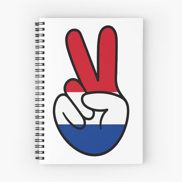 Item preview, Netherlands Flag Peace Hand Sign designed and sold by teeperfect.