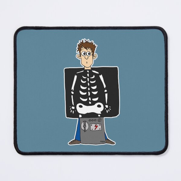 Item preview, Funny X-Ray Vision Cartoon | Cute Skeleton Scan Corporate Mood Sticker designed and sold by MyxaART.