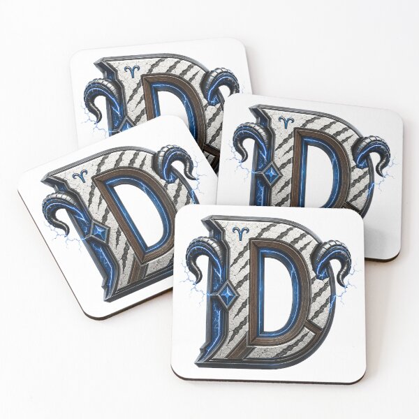 Item preview, Ramstrike Earthforge Letter D designed and sold by BlissBlvdShop.