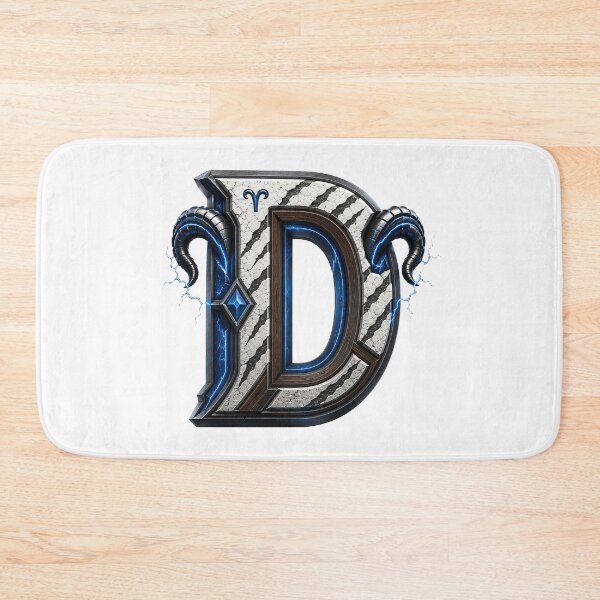 Item preview, Ramstrike Earthforge Letter D designed and sold by BlissBlvdShop.