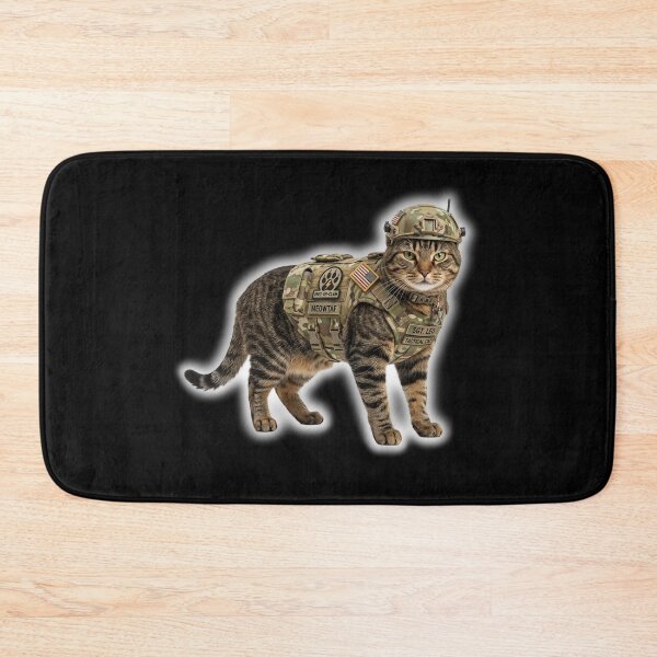 Item preview, Sgt. Leo: The Tactical Cat designed and sold by CatstheticShop1.