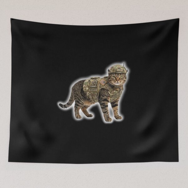 Item preview, Sgt. Leo: The Tactical Cat designed and sold by CatstheticShop1.