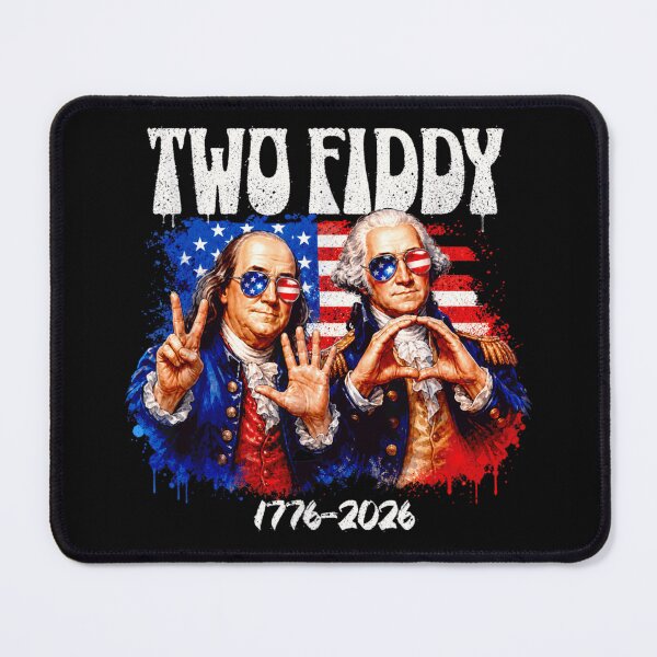 Item preview, Two Fiddy 1776 2026 Americas 250th Birthday Founding Fathers Peace Sign designed and sold by StanaLuis.