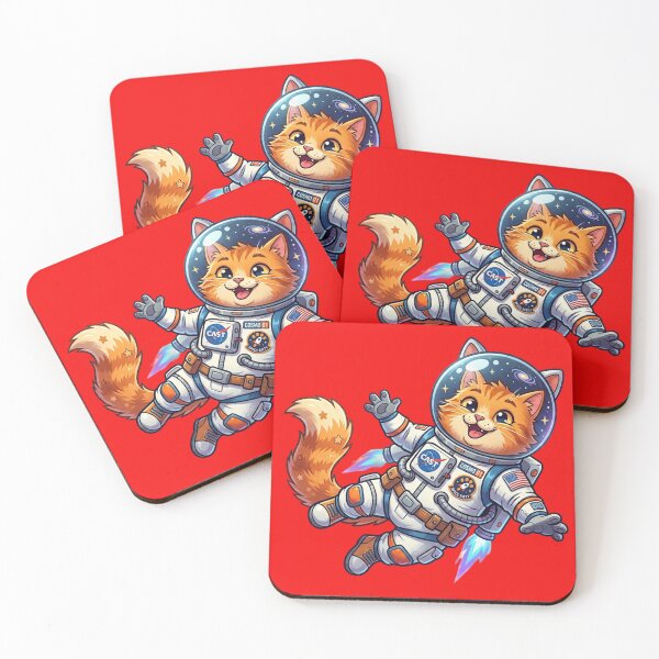 Item preview, Cosmo Cat: Floating Astro Kitty designed and sold by CatstheticShop1.