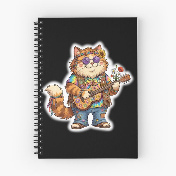 Item preview, Groovy Hippie Cat designed and sold by CatstheticShop1.