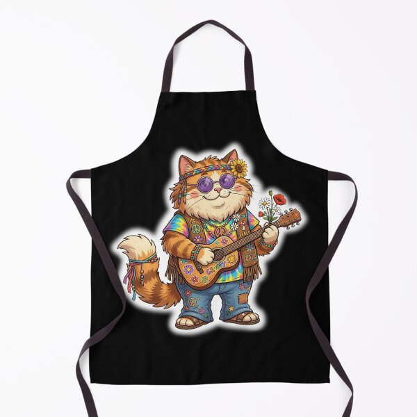 Item preview, Groovy Hippie Cat designed and sold by CatstheticShop1.
