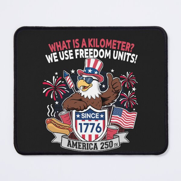 Item preview, What Is A Kilometer Funny American Eagle Freedom 250th Anniversary designed and sold by C & T ArtLab.