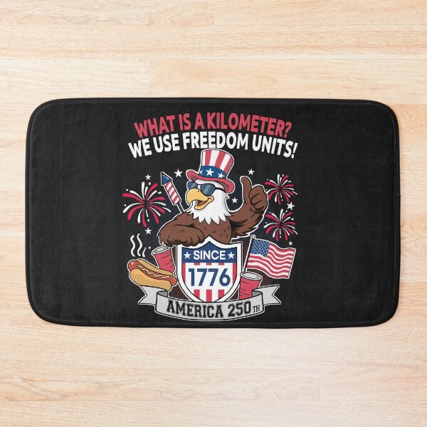 Item preview, What Is A Kilometer Funny American Eagle Freedom 250th Anniversary designed and sold by C & T ArtLab.