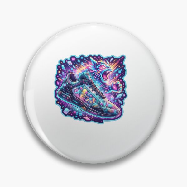 Item preview, Arcade Beast Futuristic Sneaker Sticker designed and sold by Imaginarium of Chaos falcon88 .